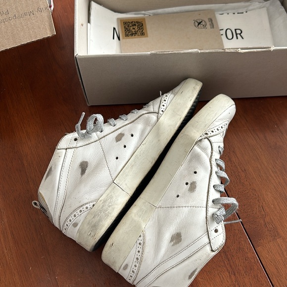 authentic midstar mid star golden goose 38 preowned tennis shoes sneakers - Picture 11 of 16